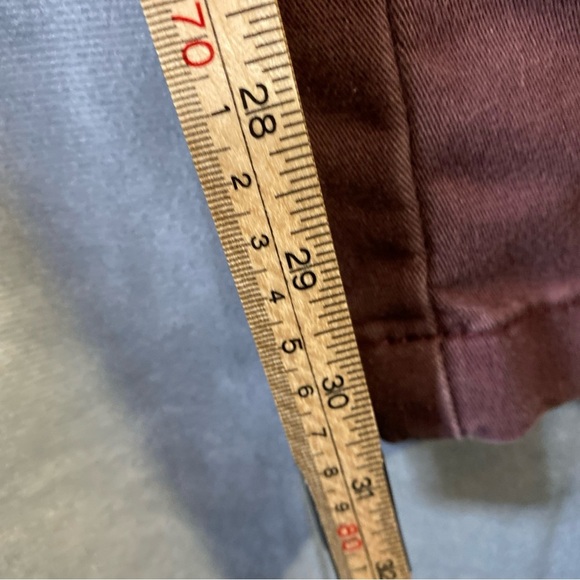 Vans Authentic Chino Pants Mens 34 Purple Slim Fit Flat Front Straight Leg Y2K - Picture 8 of 9